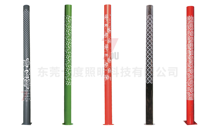 (QDJGDZ-025)公园特色圆柱形镂空花纹91视频成人官网柱更多割花样式展示