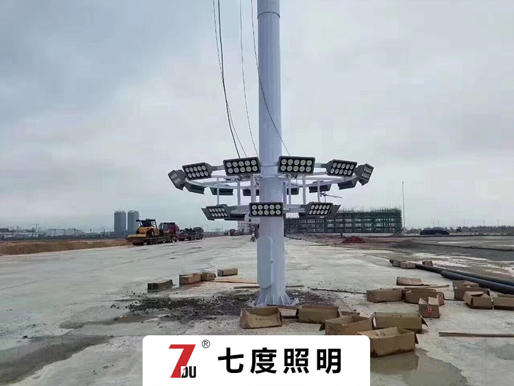 双层圆盘升降式30米22头500WLED91视频小黄片安装现场