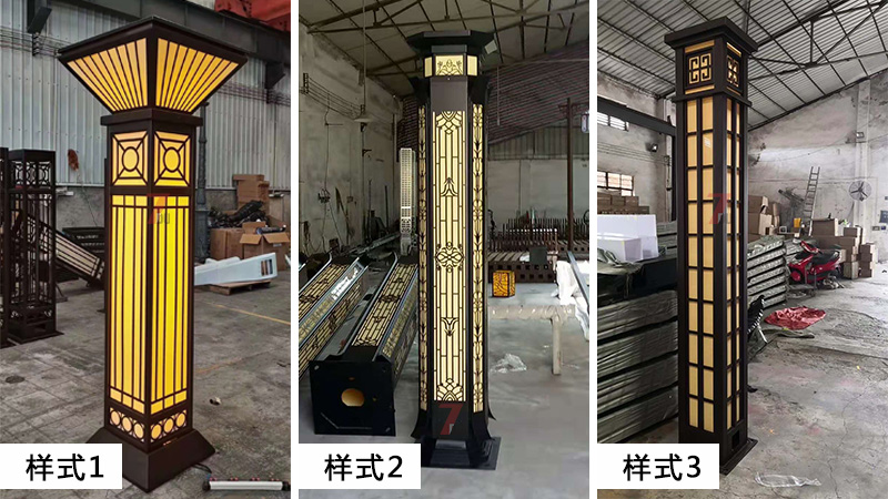 (QDJGDZ-030)新中式庭院方形矮柱装饰91视频成人官网更多款式选型1