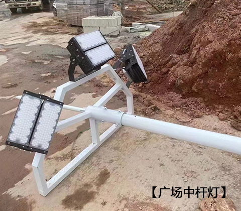 QDLED-T029球场91视频小黄片LED投光灯200W广场中杆灯安装